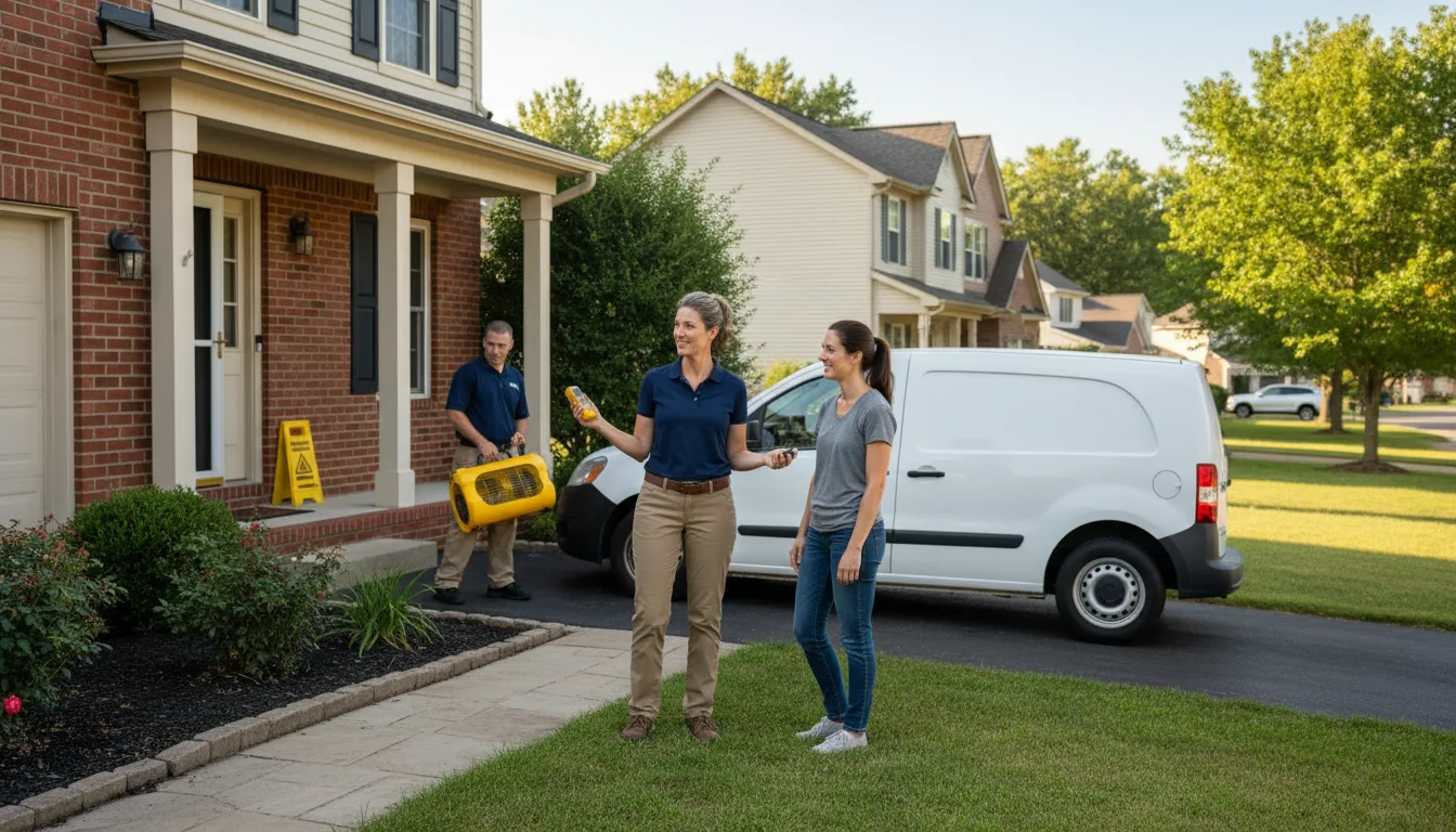 Residential water damage restoration in Sellersville, PA